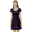 UNIVERSE STAR Short Sleeve Skater Dress View1