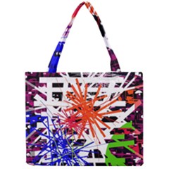 Colorful Big Bang Mini Tote Bag by Valentinaart