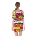 Colorful abstraction by Moma Cutout Shoulder Dress View2