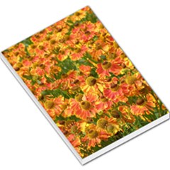 Helenium Flowers And Bees Large Memo Pads