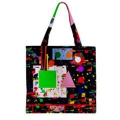 Colorful Facroty Zipper Grocery Tote Bag by Valentinaart