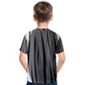 Gray, black and white design Kids  Cotton Tee View2