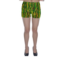 Upside-down Forest Skinny Shorts by Valentinaart