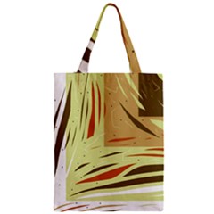 Brown Decorative Design Zipper Classic Tote Bag by Valentinaart