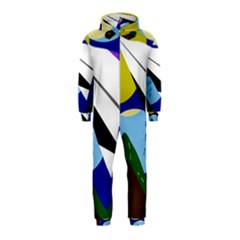 Paper airplane Hooded Jumpsuit (Kids)