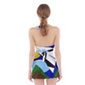 Paper airplane Halter Swimsuit Dress View2