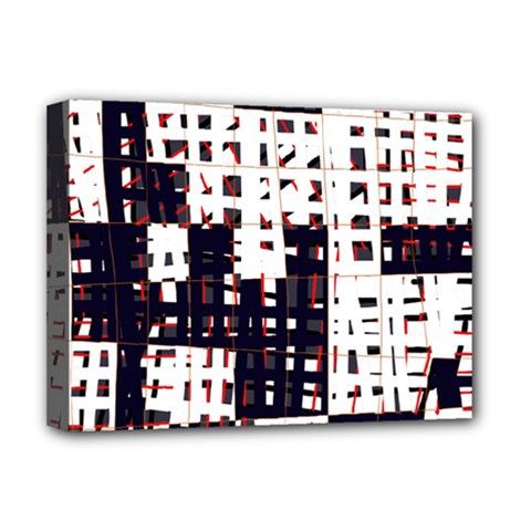 Abstract City Landscape Deluxe Canvas 16  X 12   by Valentinaart