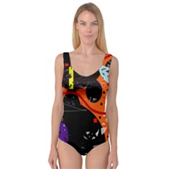 Orange Dream Princess Tank Leotard 