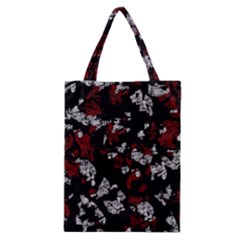 Red, White And Black Abstract Art Classic Tote Bag by Valentinaart