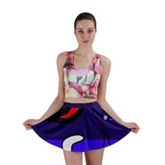 Night Duck Mini Skirt by Valentinaart
