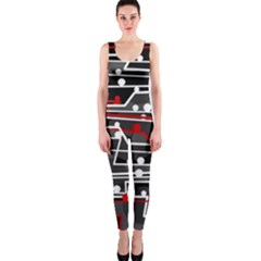 Stay In Line Onepiece Catsuit by Valentinaart