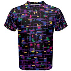 Purple Galaxy Men s Cotton Tee by Valentinaart