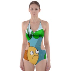 Are You Lonesome Tonight Cut-out One Piece Swimsuit by Valentinaart