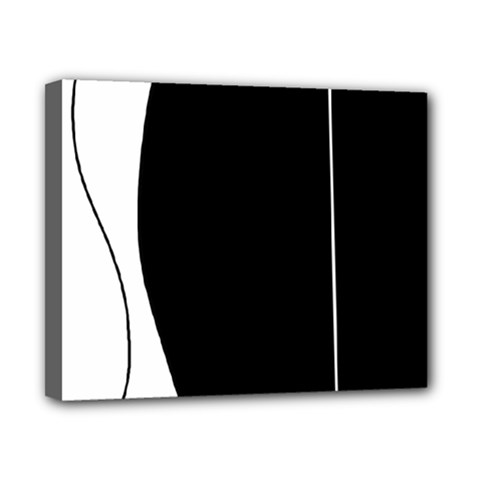 White And Black 2 Canvas 10  X 8  by Valentinaart