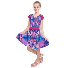 Feminine Interconnectedness - Kids  Short Sleeve Dress