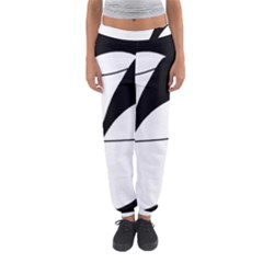 White And Black Shadow Women s Jogger Sweatpants