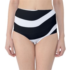 White Or Black High-waist Bikini Bottoms by Valentinaart