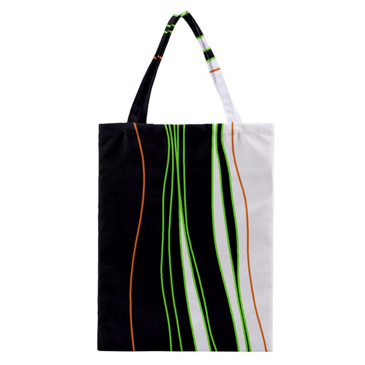 Colorful lines harmony Classic Tote Bag