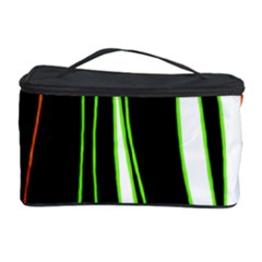 Colorful Lines Harmony Cosmetic Storage Case by Valentinaart