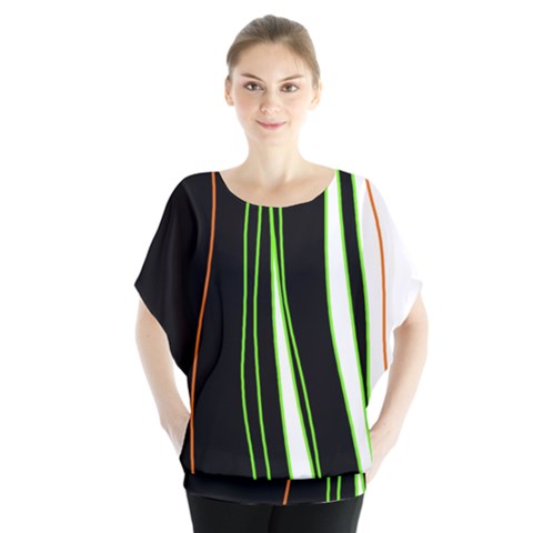 Colorful Lines Harmony Blouse by Valentinaart
