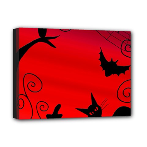 Halloween landscape Deluxe Canvas 16  x 12  