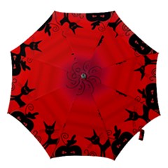 Halloween landscape Hook Handle Umbrellas (Medium)