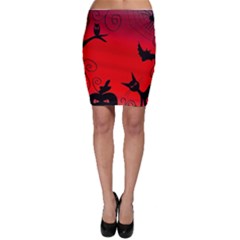 Halloween landscape Bodycon Skirt