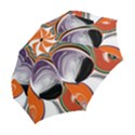 Abstract Orb in Orange, Purple, Green, and Black Folding Umbrellas View2