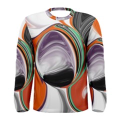 Abstract Orb Men s Long Sleeve Tee