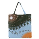 Sun-Ray Swirl Design Grocery Tote Bag View2