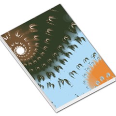 Sun-ray Swirl Design Large Memo Pads