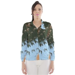 Sun-ray Swirl Design Wind Breaker (women)