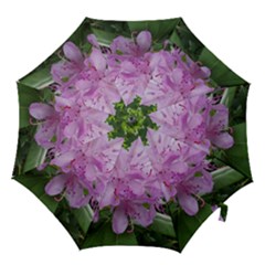 Purple Rhododendron Flower Hook Handle Umbrellas (small) by picsaspassion