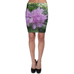 Purple Rhododendron Flower Bodycon Skirt by picsaspassion