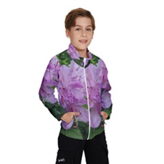 Purple Rhododendron Flower Wind Breaker (kids) by picsaspassion