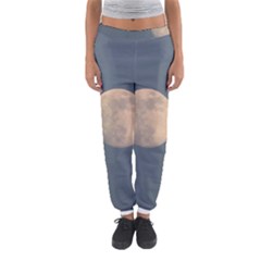 The Moon And Blue Sky Women s Jogger Sweatpants by picsaspassion
