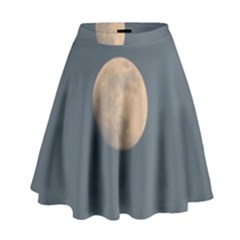 The Moon And Blue Sky High Waist Skirt by picsaspassion