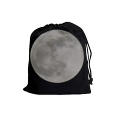 Close To The Full Moon Drawstring Pouches (large) 