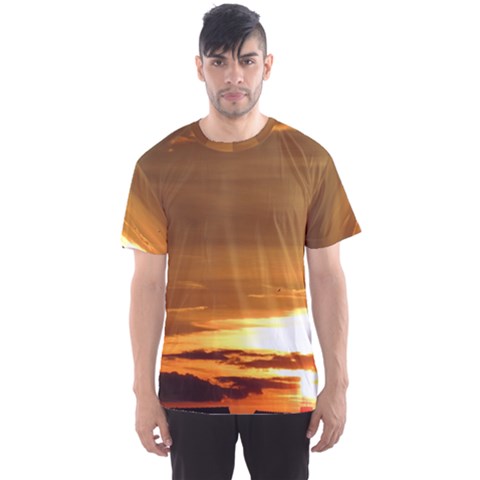 Summer Sunset Men s Sport Mesh Tee by picsaspassion