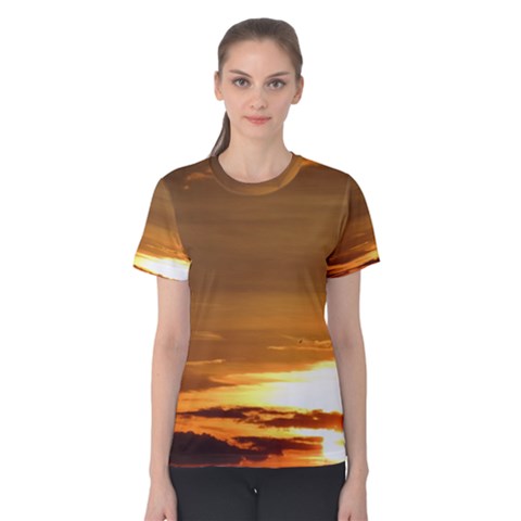 Summer Sunset Women s Cotton Tee by picsaspassion