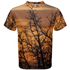 Colorful Sunset Men s Cotton Tee by picsaspassion