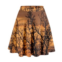 Colorful Sunset High Waist Skirt by picsaspassion