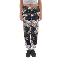 Blooming Japanese Cherry Flowers Women s Jogger Sweatpants by picsaspassion
