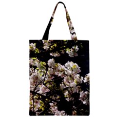 Blooming Japanese Cherry Flowers Zipper Classic Tote Bag