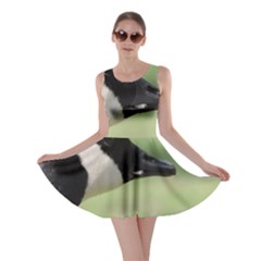 Goose, Black And White Skater Dress by picsaspassion