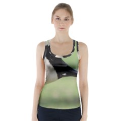 Goose, Black And White Racer Back Sports Top