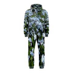 Blue Forget-me-not Flowers Hooded Jumpsuit (kids)