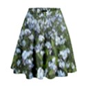 Blue Forget-me-not flowers High Waist Skirt View1