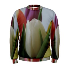 Colored By Tulips Men s Sweatshirt by picsaspassion