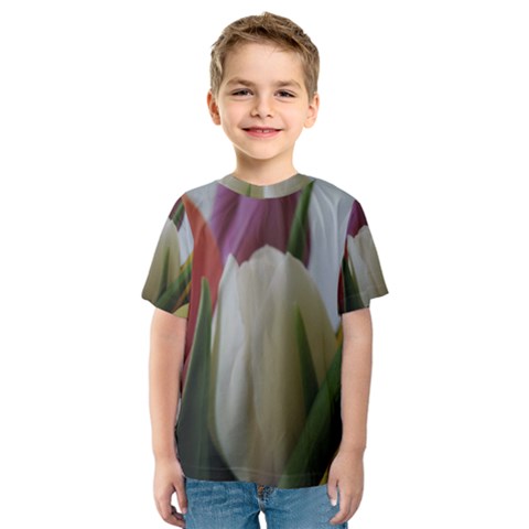 Colored By Tulips Kids  Sport Mesh Tee by picsaspassion